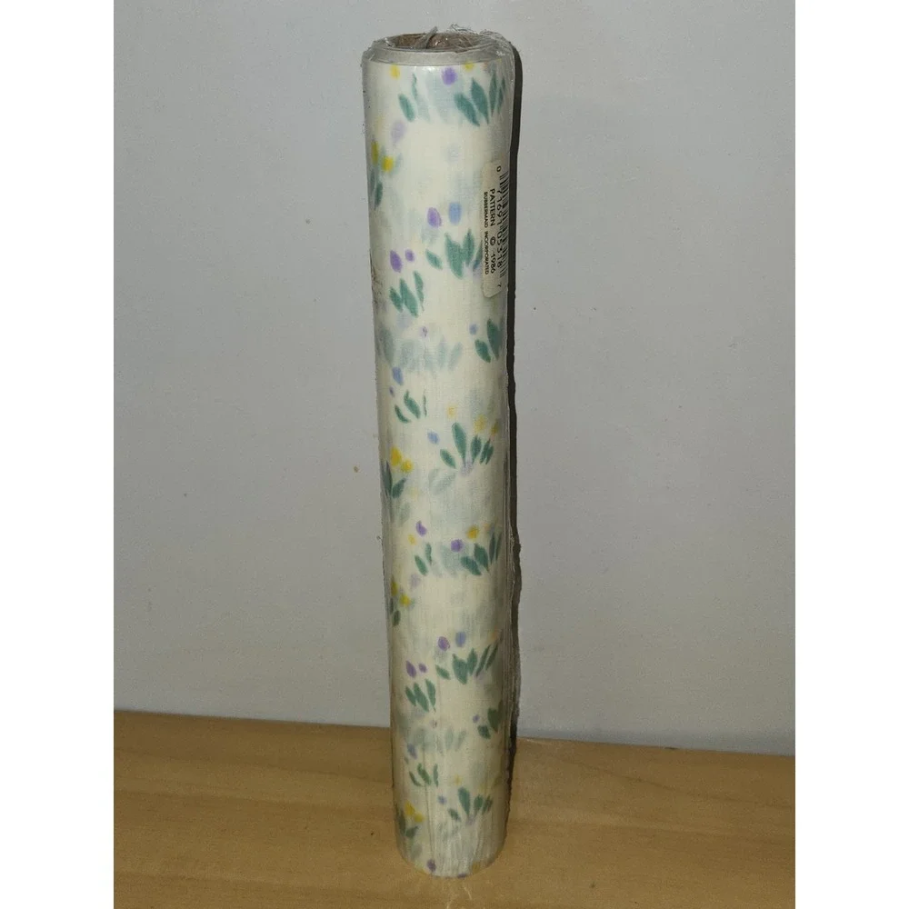 Vtg 1986 #5318 Rubbermaid Tulip Garden Floral Shelf Drawer Liner 12